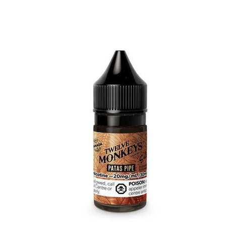 Twelve Monkeys Nic-Salt E-Juice - Pata's Pipe (30ML)