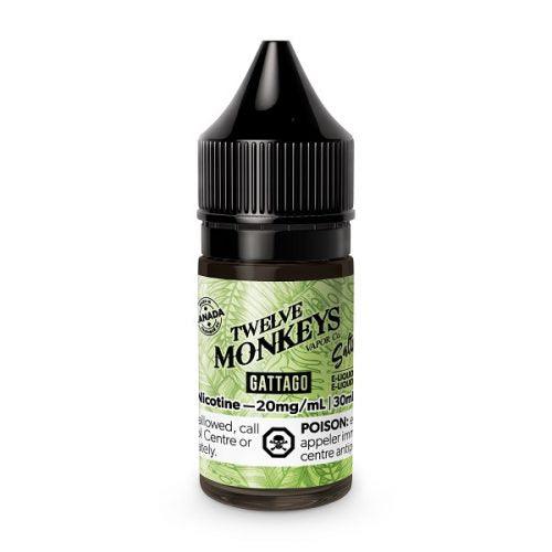 Twelve Monkeys Nic-Salt E-Juice - Gattago