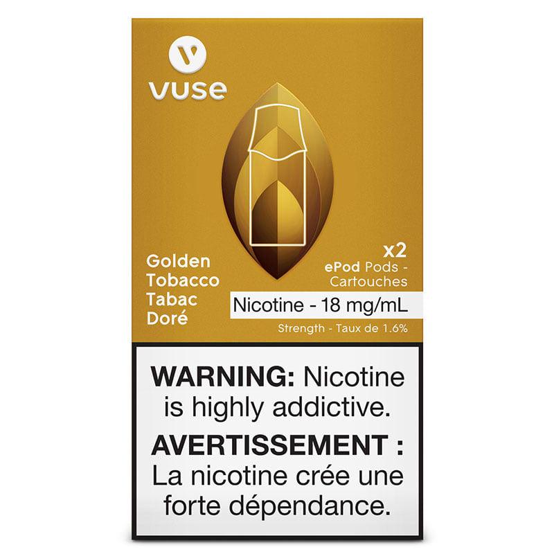 Vuse ePod Pods 2pk - Golden Tobacco - HM Vape