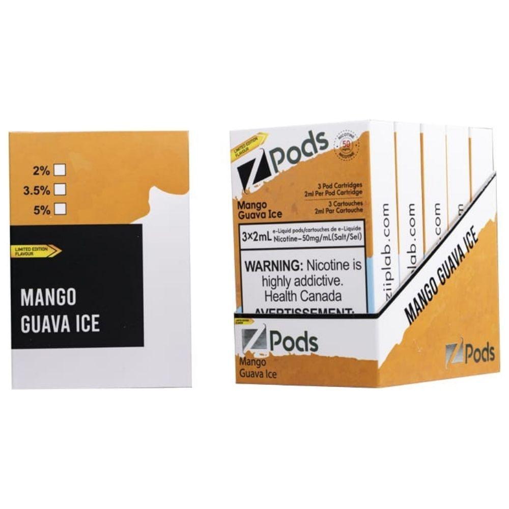 Mango Guava Ice Limited Edition Z Pods S Compatible Pods 5% Strength