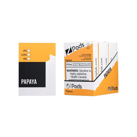 Papaya Z Pods S Compatible Pods 5% Strength